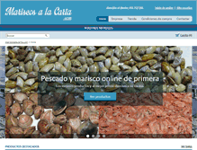 Tablet Screenshot of mariscosalacarta.com